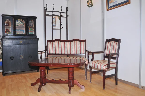 stock image Corner table and chairs