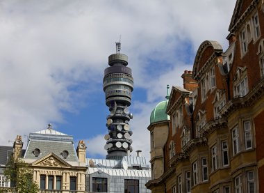 BT Tower in London clipart