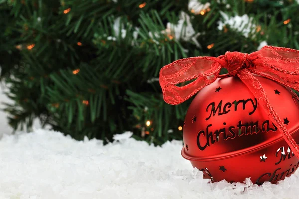 Natal Bell Ornamento — Fotografia de Stock