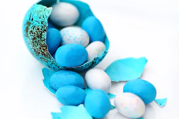 Uova di Pasqua caramelle — Foto Stock