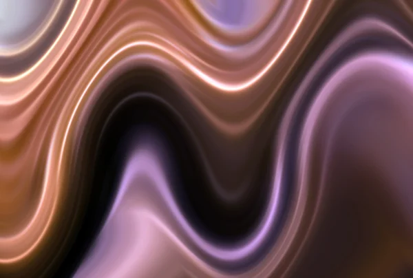 茶色と紫の色調で抽象的な波状の背景 — ストック写真