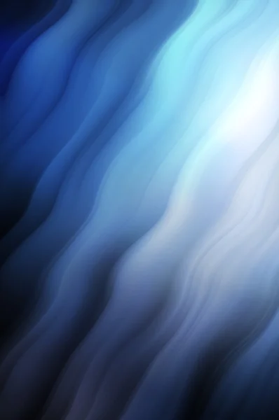 Fond ondulé abstrait dans des tons bleus — Photo