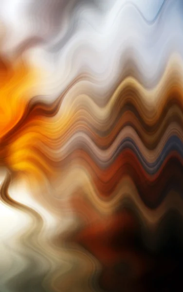 Абстрактний хвилястий фон в помаранчевих, коричневих і білих тонах . — стокове фото