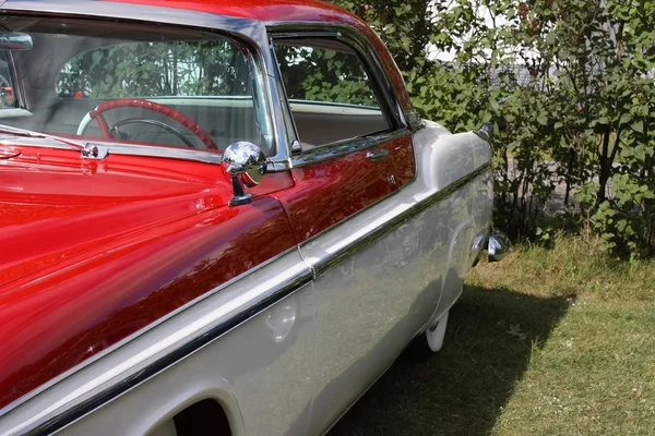 Close-up op vintage auto — Stockfoto