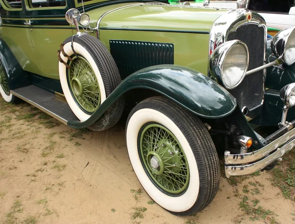 Closeup για vintage αυτοκίνητο Εικόνα Αρχείου