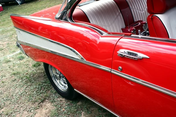 Closeup για vintage αυτοκίνητο Εικόνα Αρχείου