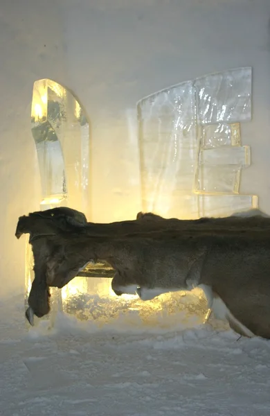 Ледяной отель — стоковое фото