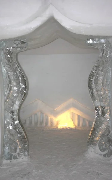 Ледяной отель — стоковое фото