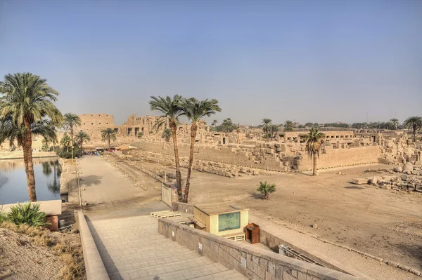 Tempio di Karnak In Egitto — Foto Stock