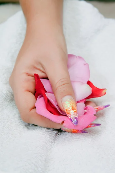 Bela manicure — Fotografia de Stock