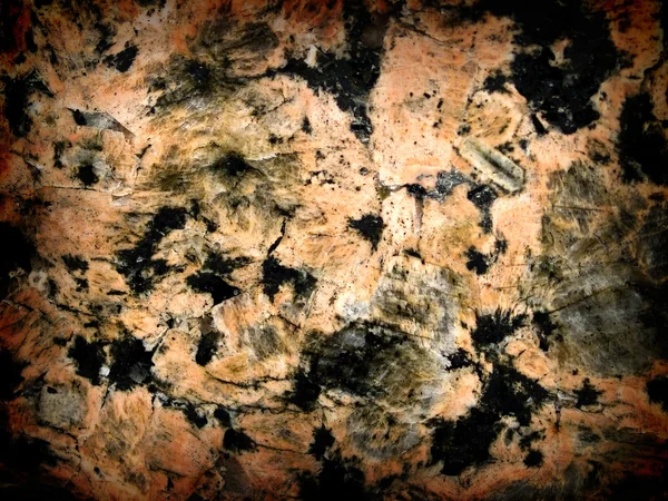 Zwart Zalm Gekleurde Marmeren Oppervlaktetextuur Met Donkere Rand — Stockfoto