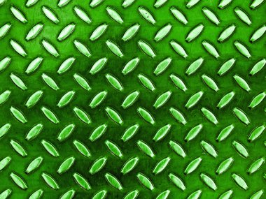 Diamond Green Toned Metal Background Texture Illuminated by Sunlight clipart