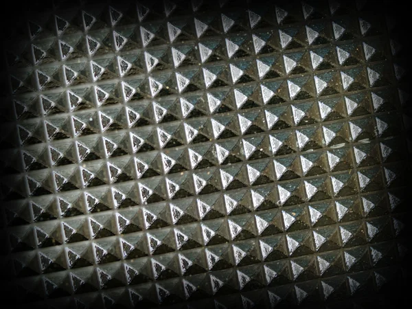 Mesa Vidro Closeup Macro Mostrando Padrão Repetitivo Com Uma Fronteira — Fotografia de Stock
