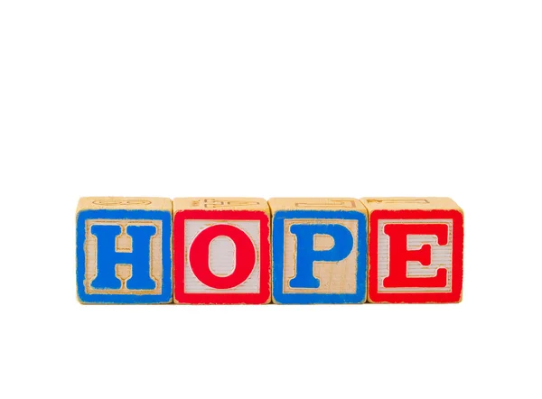 Kleurrijke alfabet blokken hoop — Stockfoto