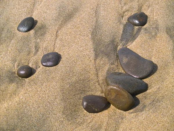 Rocks and Sand Background — Stock Photo, Image