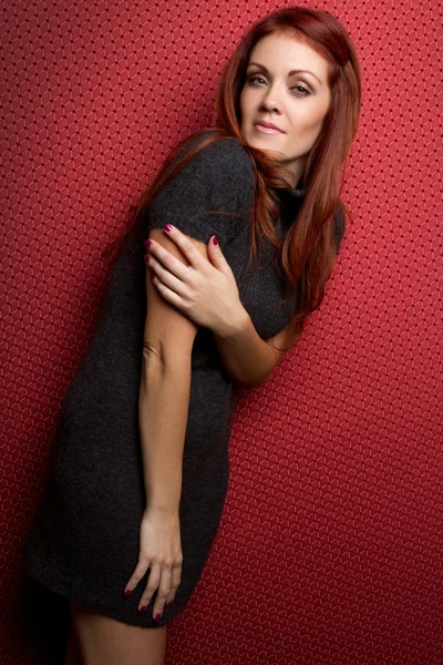 Beautiful Redhead Woman — Stock Photo, Image