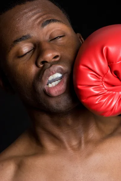 Knockout Boxe — Fotografia de Stock