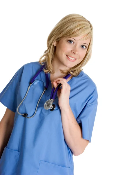 Vackra leende sjuksköterska — Stockfoto