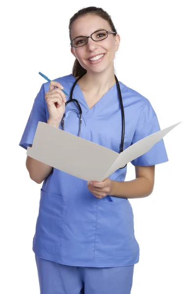 Ler sjuksköterska — Stockfoto