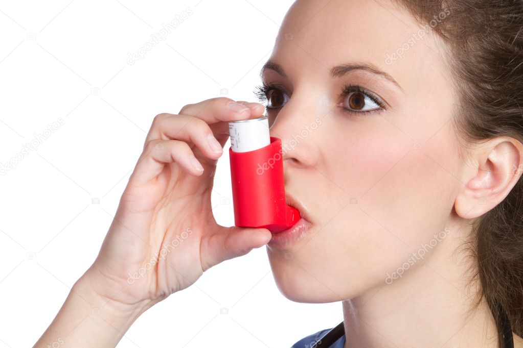 Asthma Inhaler Girl