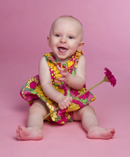 Цветочный ребенок — стоковое фото