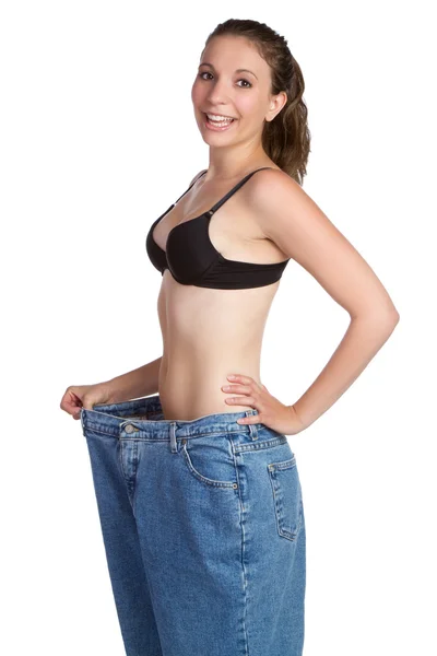 Mujer pérdida de peso —  Fotos de Stock