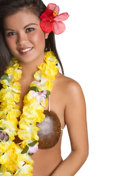 Hawaiian Tropical Woman — Stock Photo, Image