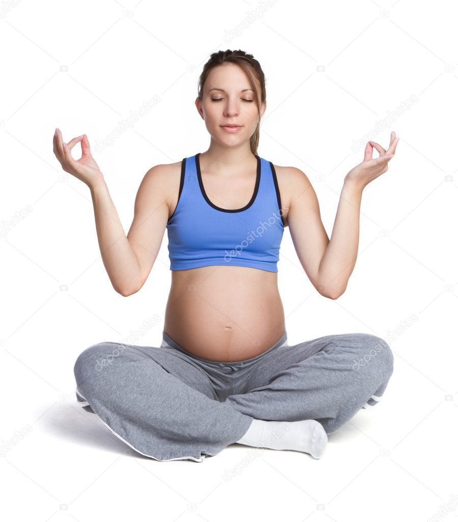 Pregnant Yoga Woman