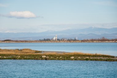 Barbana'nın kilisede Grado'nın Lagoon