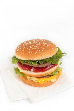 beyaz büyük sandviç