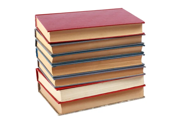 एक सफेद पृष्ठभूमि पर अलग किताबें — स्टॉक फ़ोटो, इमेज