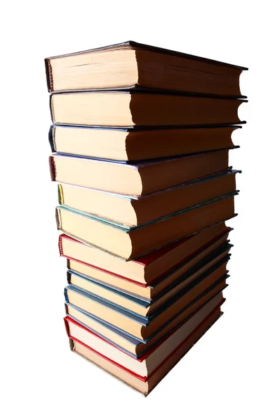 एक सफेद पृष्ठभूमि पर अलग किताबें — स्टॉक फ़ोटो, इमेज
