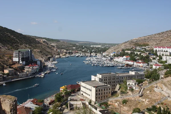 Hafen und Bucht auf der Krim — Stockfoto