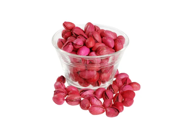 Bowl of pistachio nuts — Stock Photo, Image