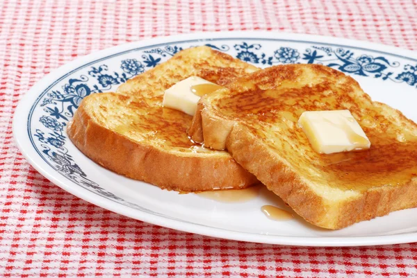 French toast on a plate — Stock Photo, Image