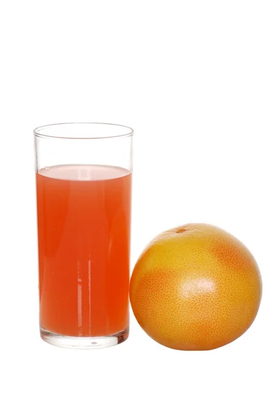Grapefruitsaft mit Früchten — Stockfoto