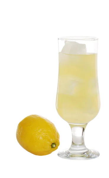 Limonada com um limão — Fotografia de Stock