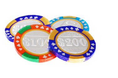 Chocolate casino chips