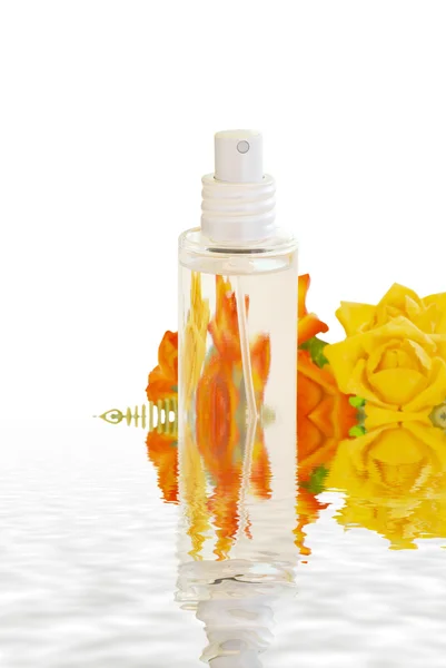 Perfume in water — Stock Photo, Image