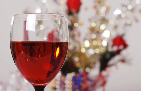 Červené víno zblízka — Stock fotografie