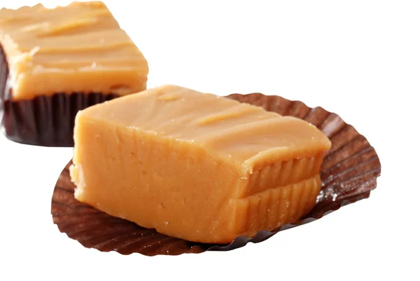 Grunt dof vanilj fudge — Stockfoto