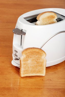 Üstten Görünüm tost tost makinesiyle