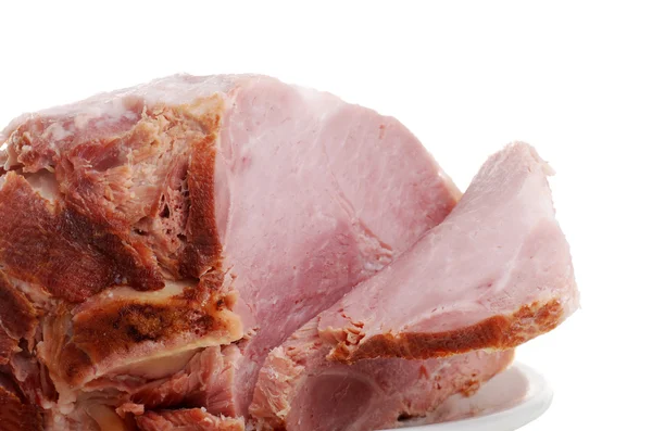 Presunto de ombro de piquenique de porco fatiado — Fotografia de Stock