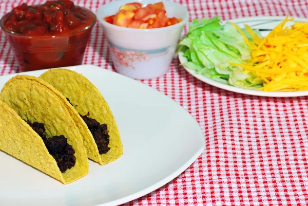 Primo piano di Tacos — Foto Stock