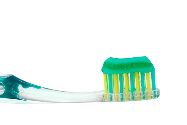 Brosse à dents avec dentifrice — Photo