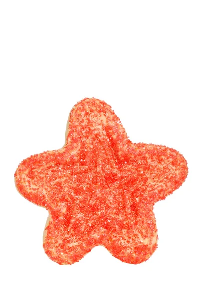 Isolated Christmas Star Cookie White Background — Stock Photo, Image