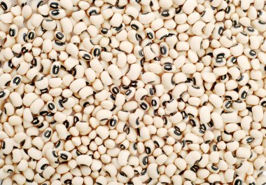 Closeup of black eyed peas making a background clipart
