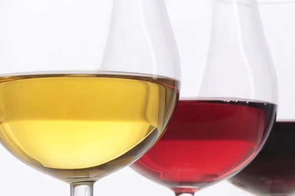 Drei Gläser Wein — Stockfoto