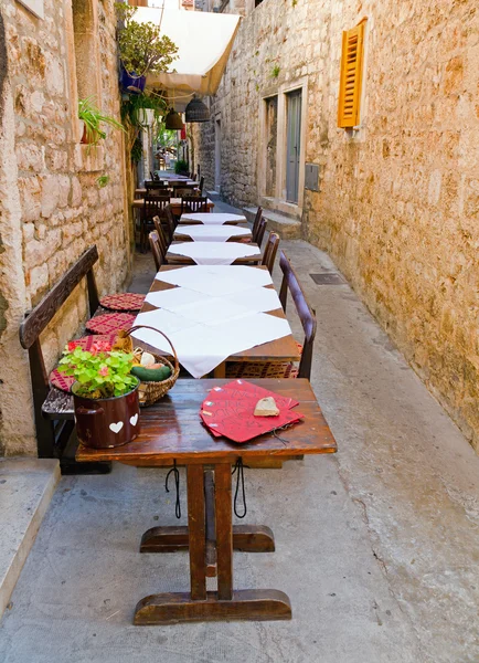 Outdoor restaurant — Stock Photo, Image