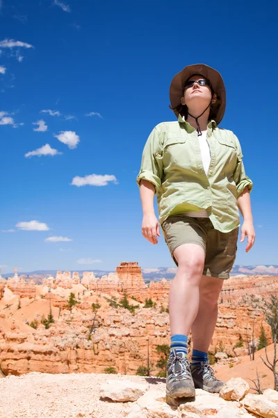 Hiking in Bryce Canyon — Stock Photo, Image